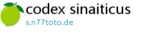 codex sinaiticus